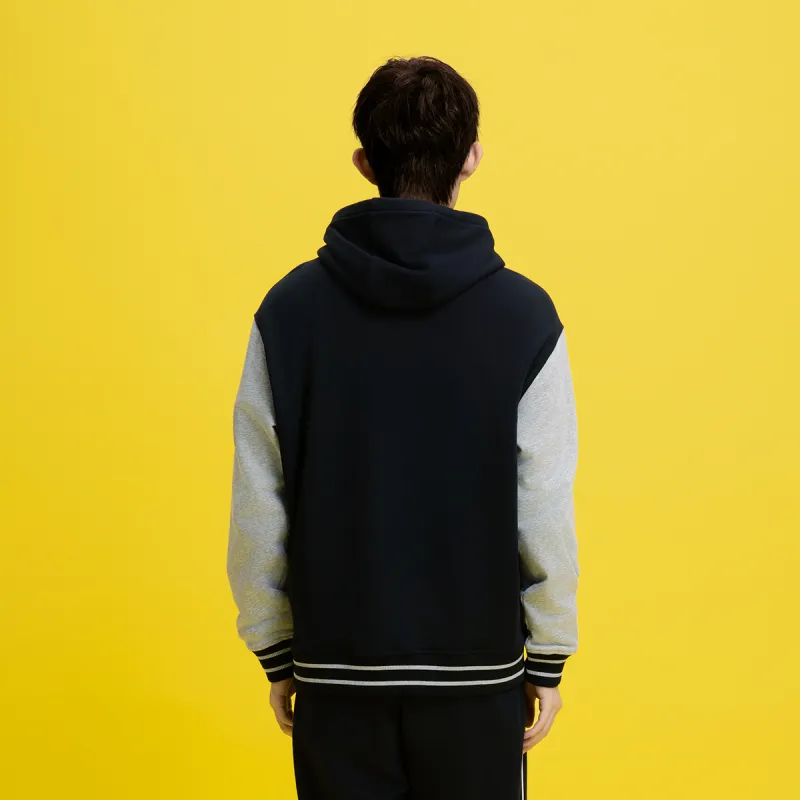 FUN Baseball Jacket Men's Black-5