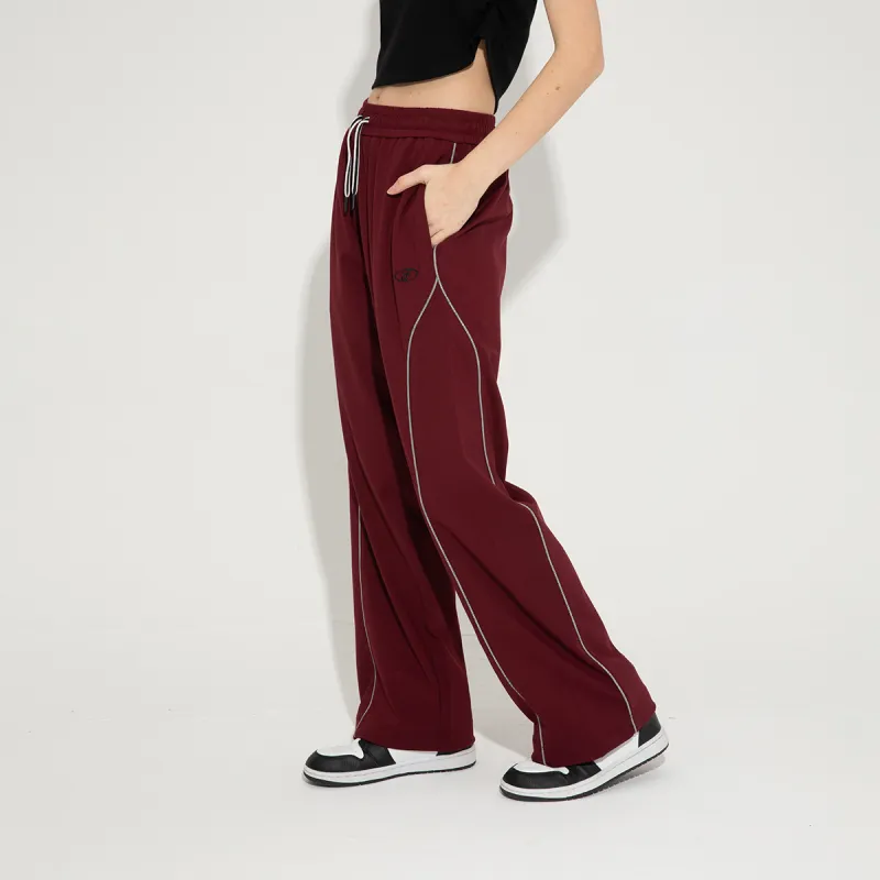 FUN SS25 Knitted Sports Pants Women's Ancora Red-4