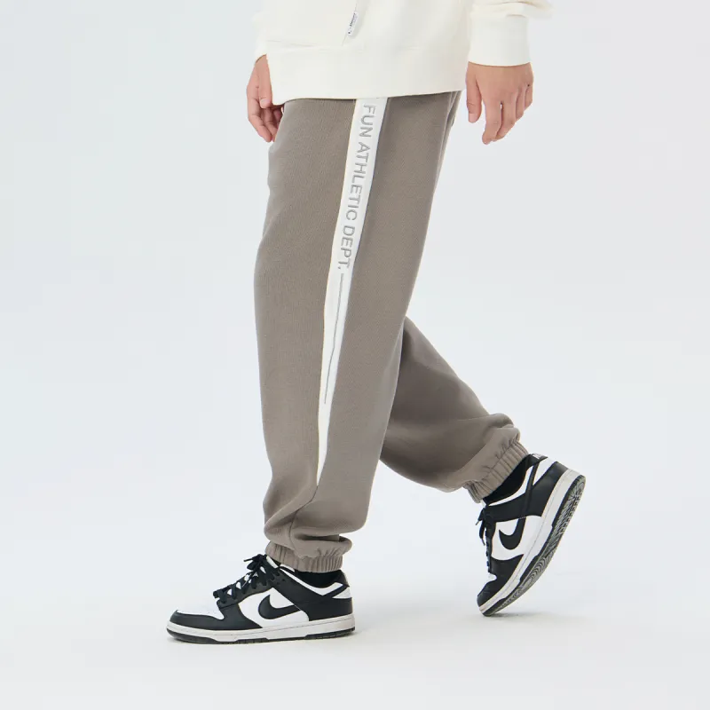 FUN FW24 Knitted Sports Pants Men's Gray-4