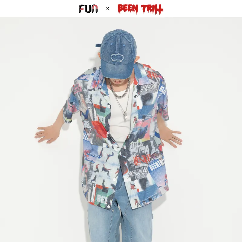FUN Shirts Men Red-5