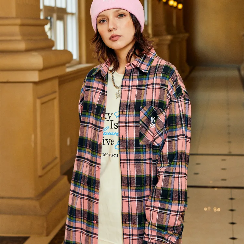 RickyisClown Shirt Unisex Pink Plaid-5