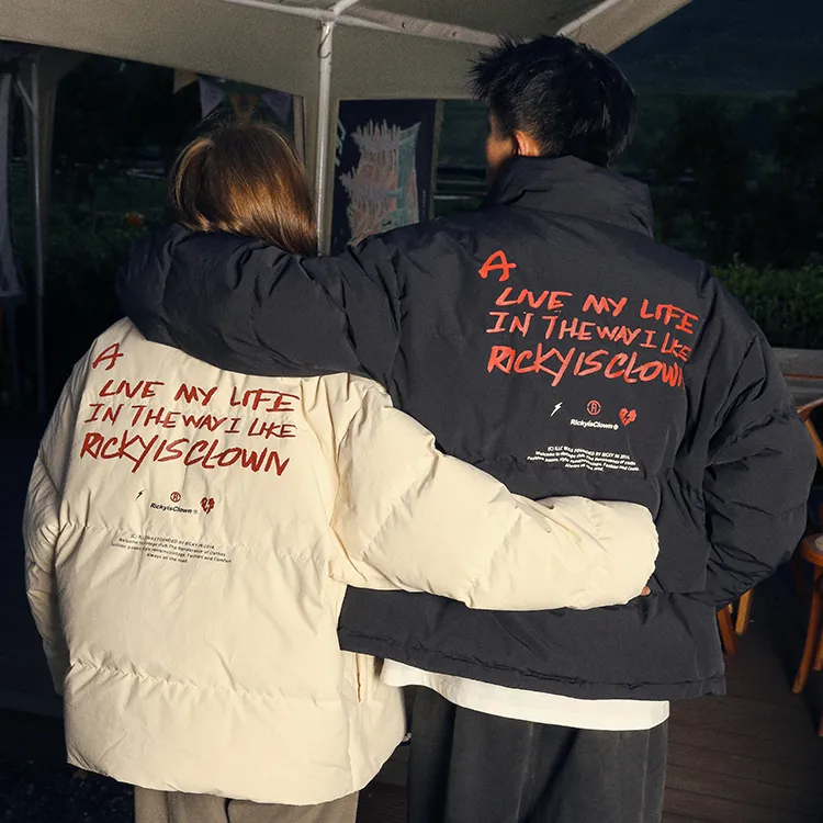RickyisClown Vinyl Record Pattern Unisex Quilted Jacket-2