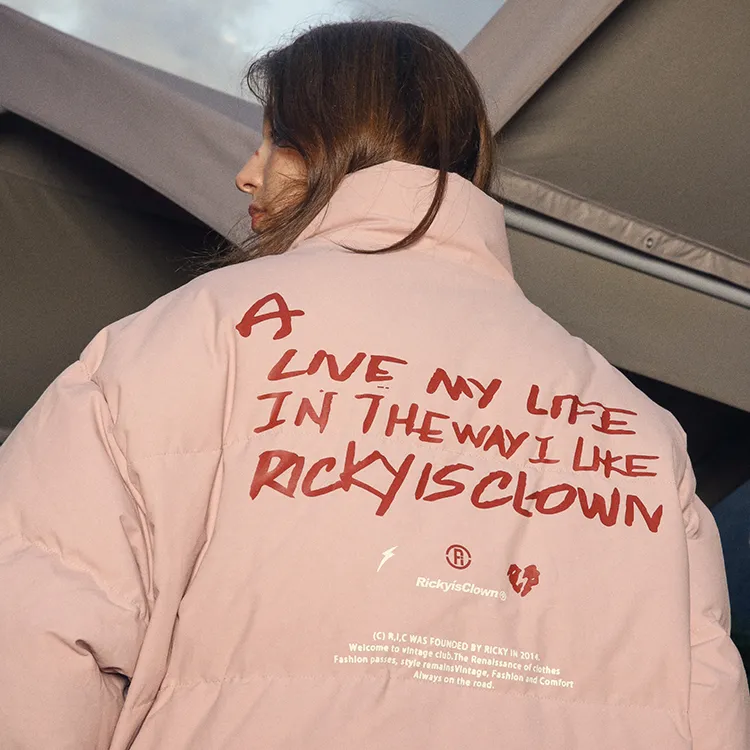 RickyisClown Vinyl Record Pattern Unisex Quilted Jacket-11