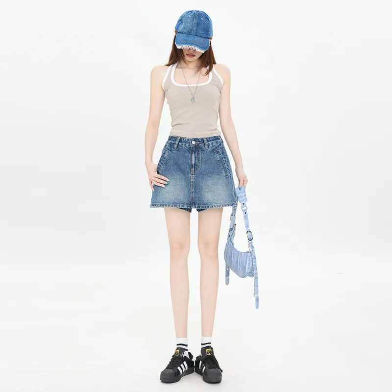HAZL Denim Shorts Women's-4