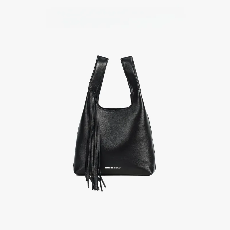 ROSA HERMOSO Sheepskin Handbag Women's Black-2