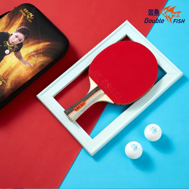 DOUBLEFISH Ping Pong Paddles Unisex Maple Wood Base-149