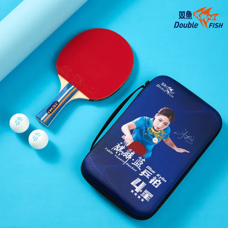 DOUBLEFISH Ping Pong Paddles Unisex Maple Wood Base-167