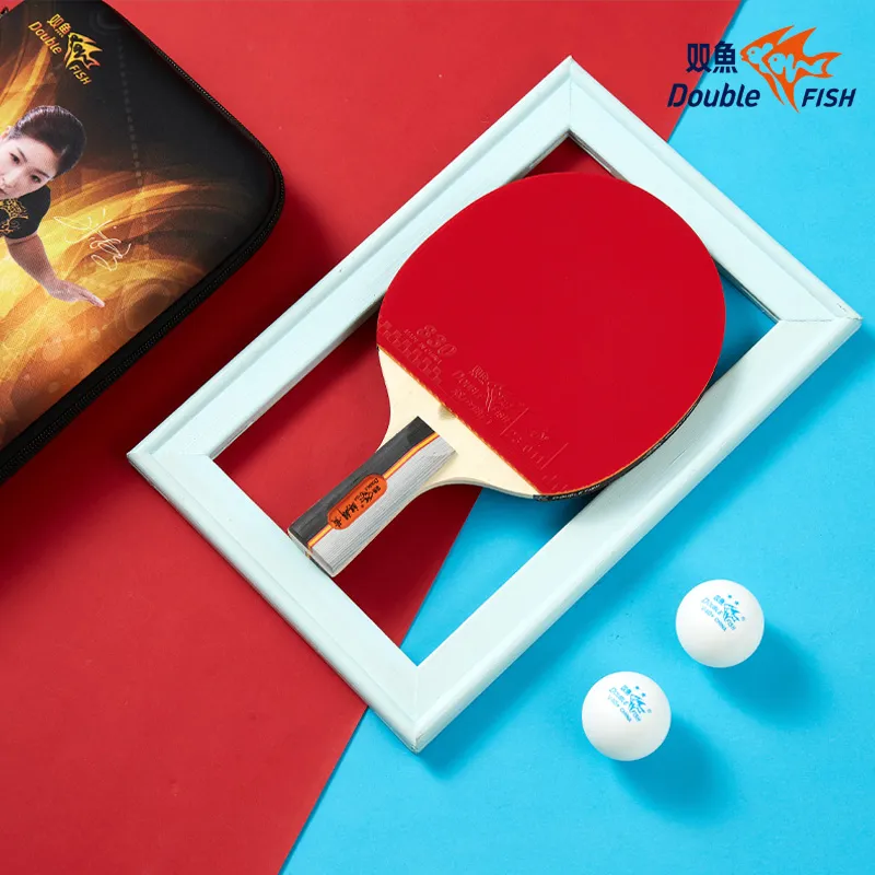 DOUBLEFISH Ping Pong Paddles Unisex Maple Wood Base-146