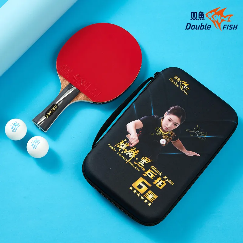 DOUBLEFISH Ping Pong Paddles Unisex Maple Wood Base-197