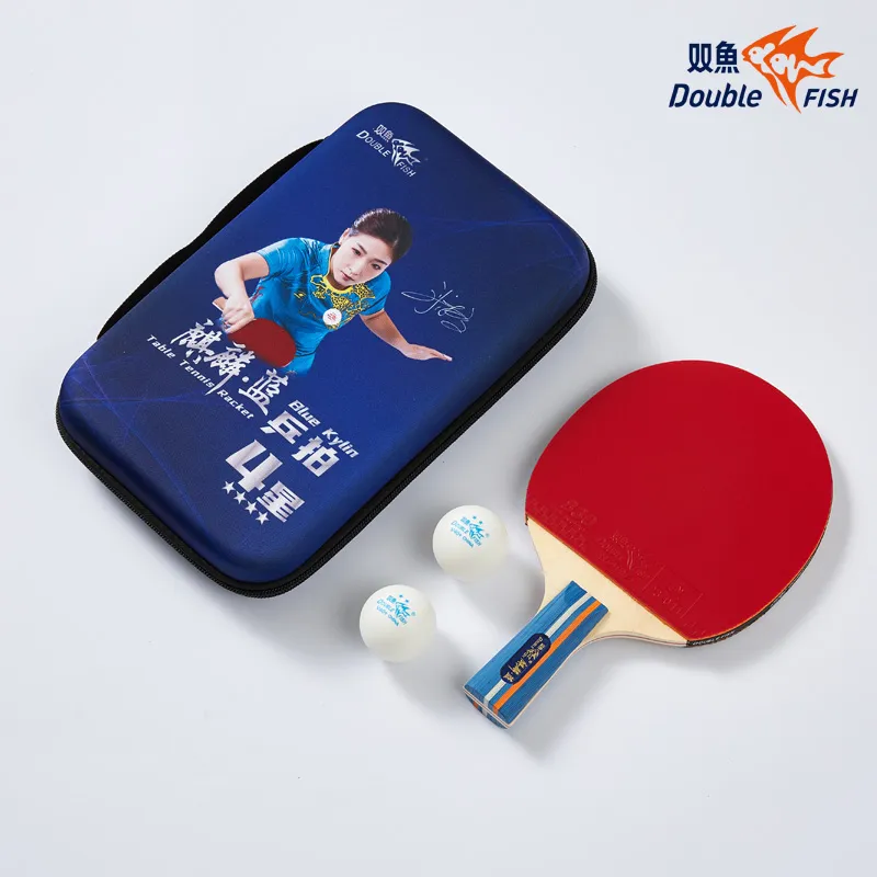 DOUBLEFISH Ping Pong Paddles Unisex Maple Wood Base-158