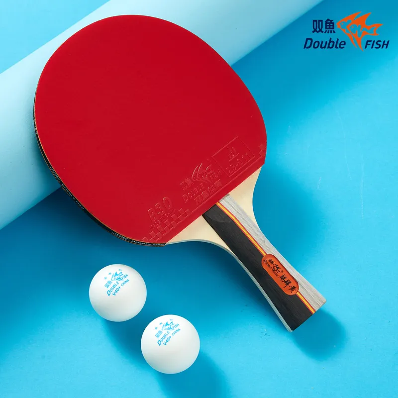 DOUBLEFISH Ping Pong Paddles Unisex Maple Wood Base-154