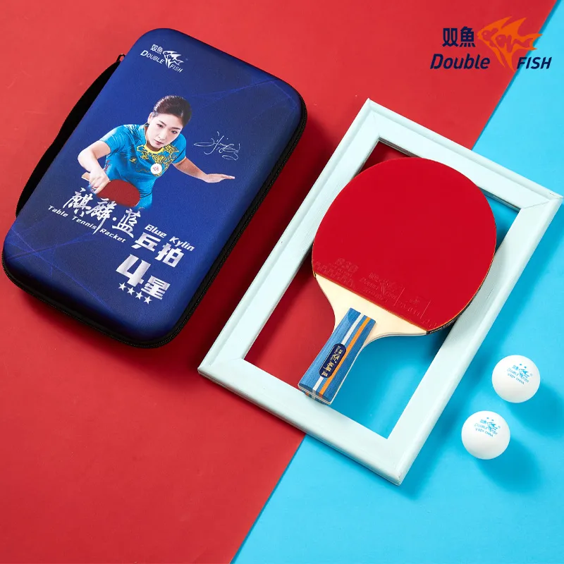 DOUBLEFISH Ping Pong Paddles Unisex Maple Wood Base-160