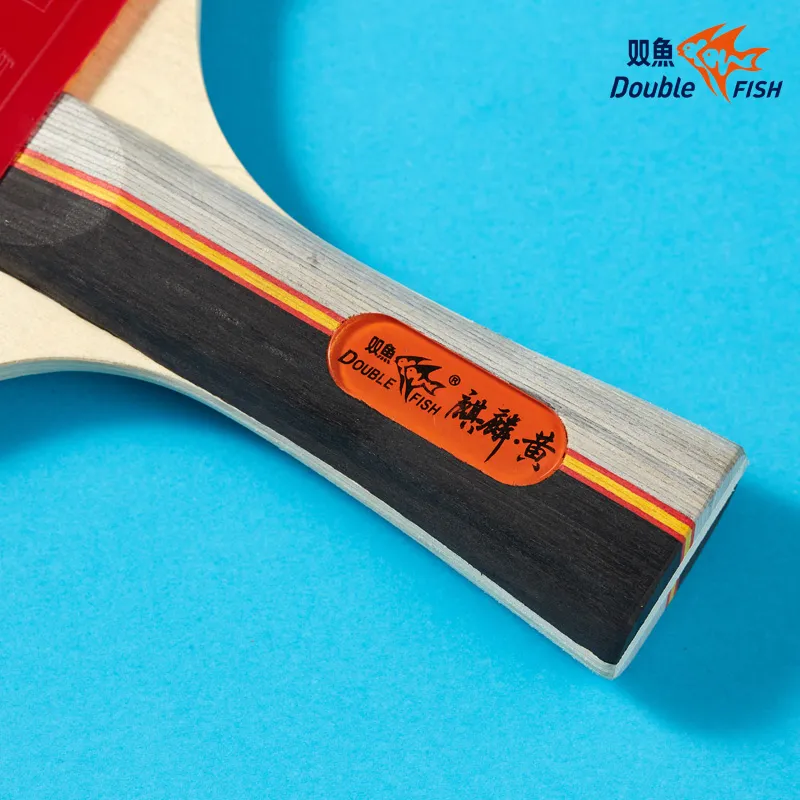 DOUBLEFISH Ping Pong Paddles Unisex Maple Wood Base-152