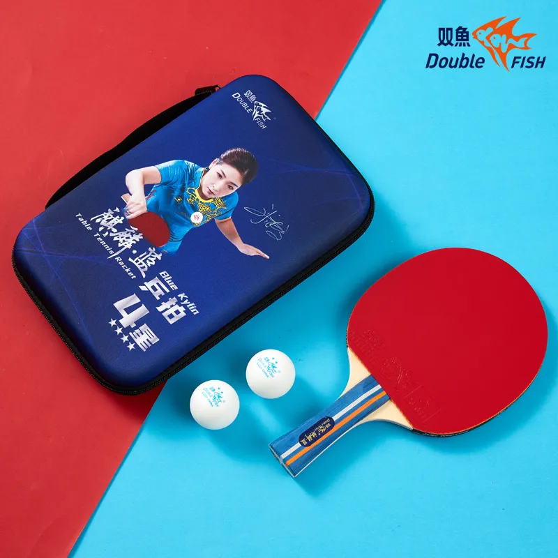 DOUBLEFISH Ping Pong Paddles Unisex Maple Wood Base-164