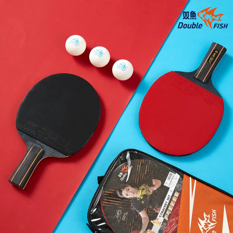 DOUBLEFISH Ping Pong Paddles Unisex All Wood-2