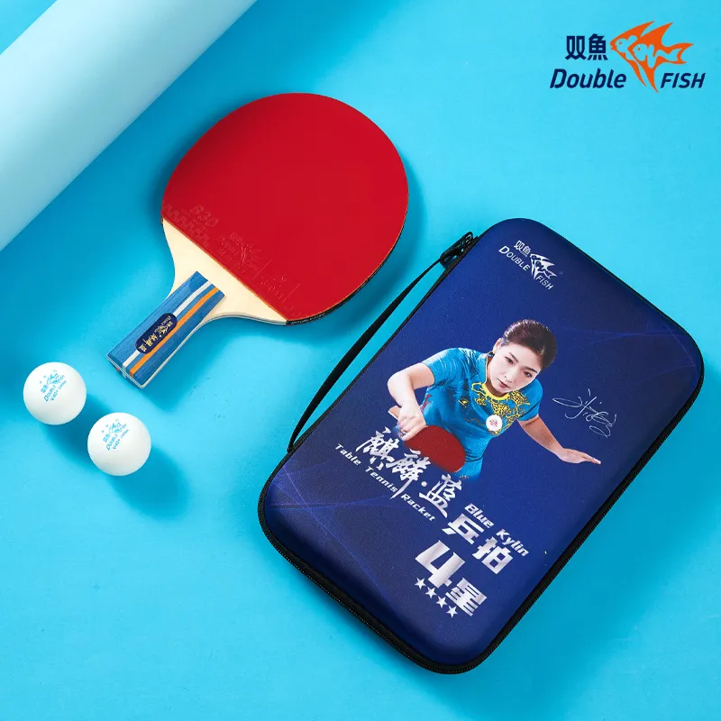 DOUBLEFISH Ping Pong Paddles Unisex Maple Wood Base-161