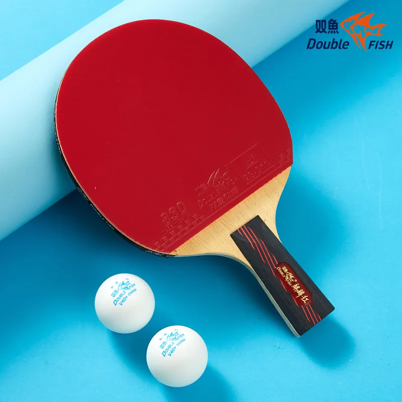 DOUBLEFISH Ping Pong Paddles Unisex Maple Wood Base-175