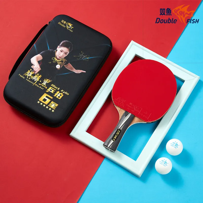 DOUBLEFISH Ping Pong Paddles Unisex Maple Wood Base-194