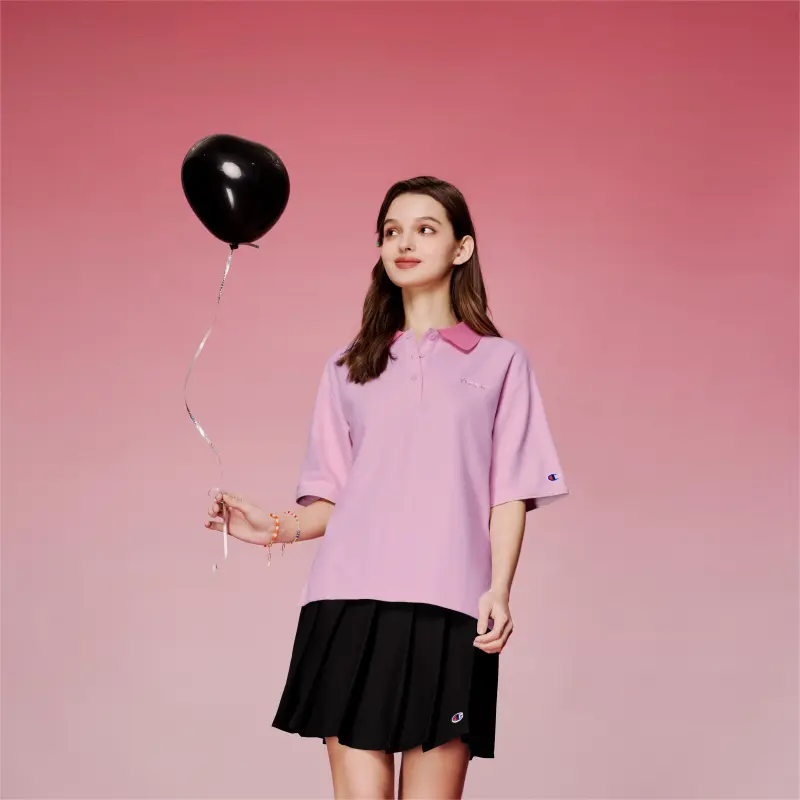 Champion Polo Shirt US Version Women's-8