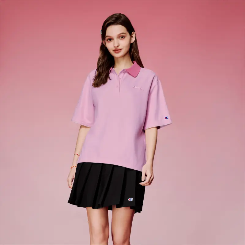 Champion Polo Shirt US Version Women's-9
