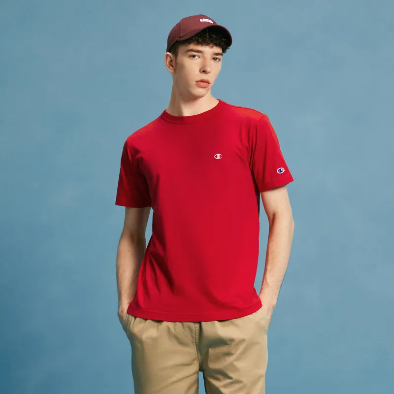 Champion T Shirt Japan Version Unisex Rusty Red-3
