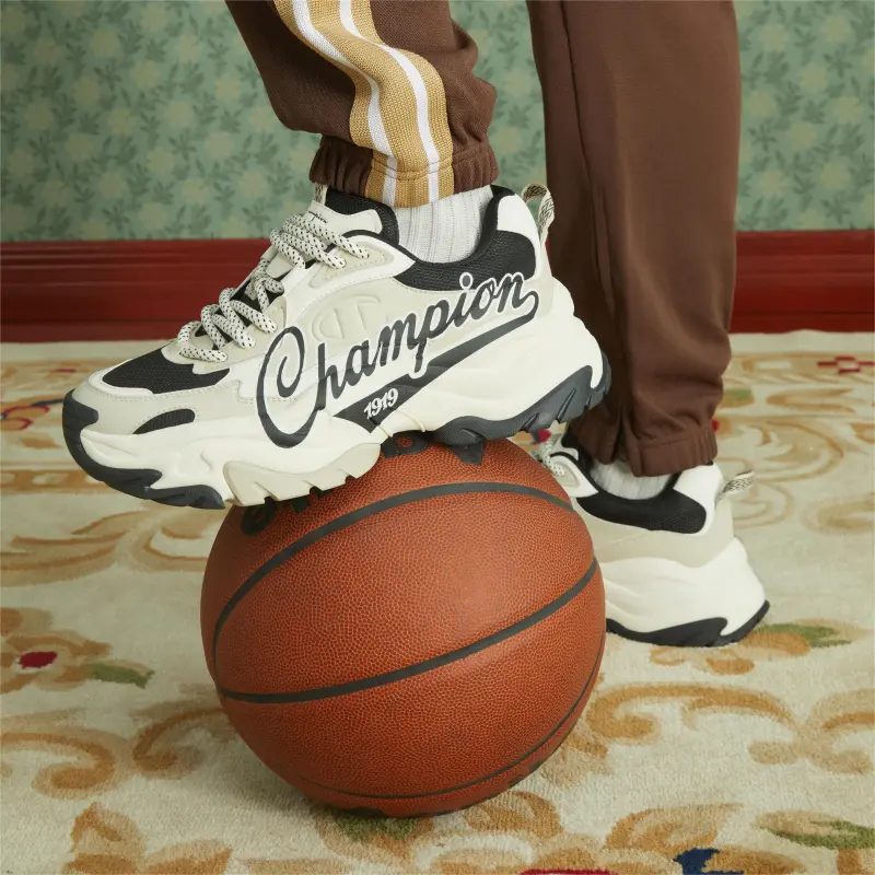 Champion Low Top Chunky Sneakers Men's Black-5