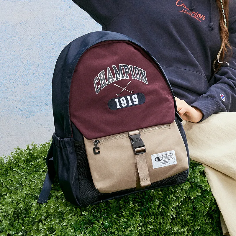 Champion Fabric Backpack Regular Unisex Black/Smoke Gray/Alloy Gray-4