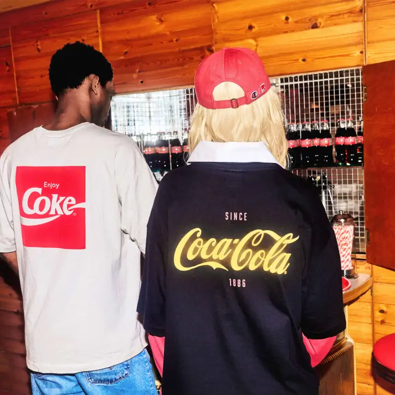 Coca cola X Champion Coca Cola Co brand T Shirts Unisex-2
