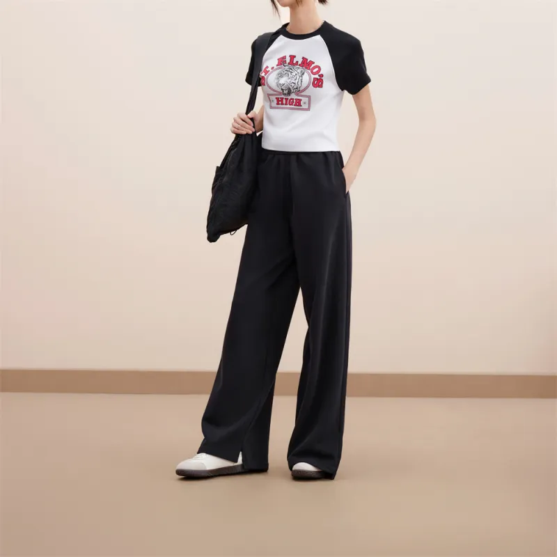 Champion Knitted Sports Pants Europe Version Women's-2