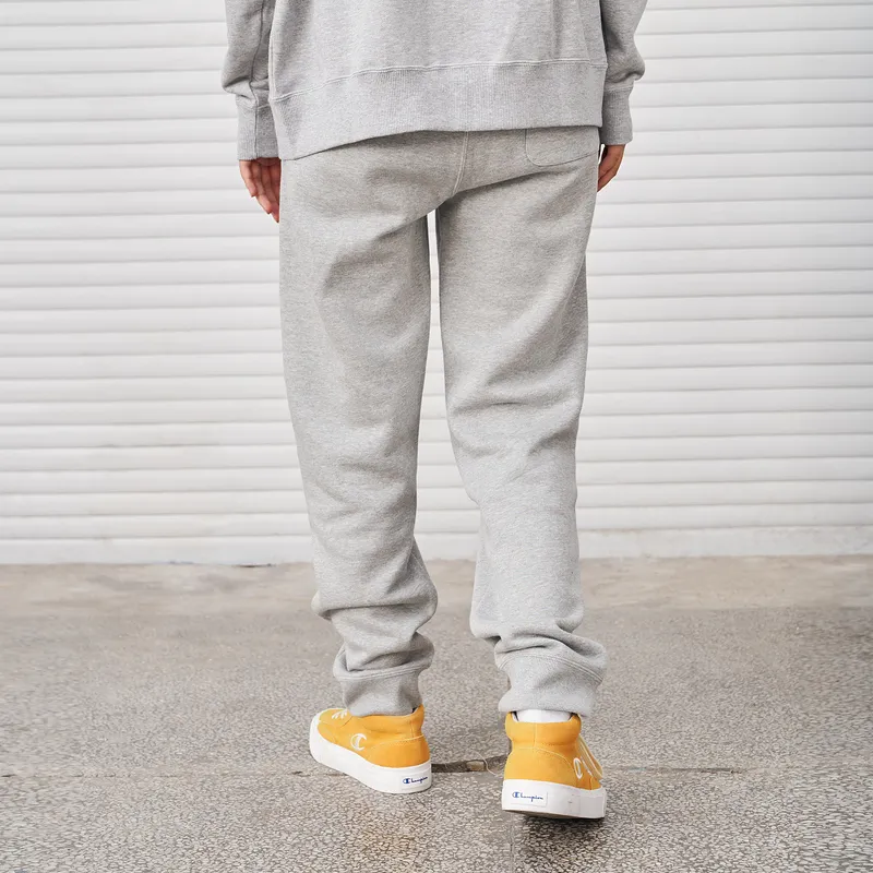 Champion Knitted Sweatpants Men Light Gray-1