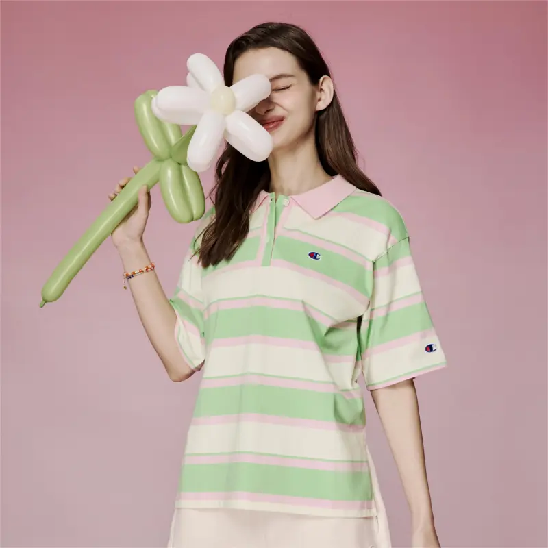 Champion Polo Shirt US Version Women's-8