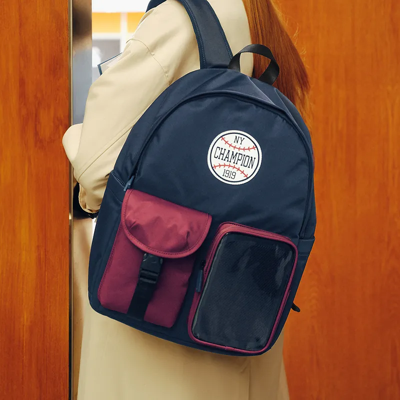 Champion Twill Nylon Backpack Regular Unisex Multicolor-4