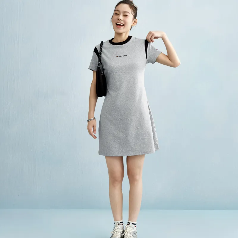Champion SS25 Short Sleeved Dress US Version Women's-11