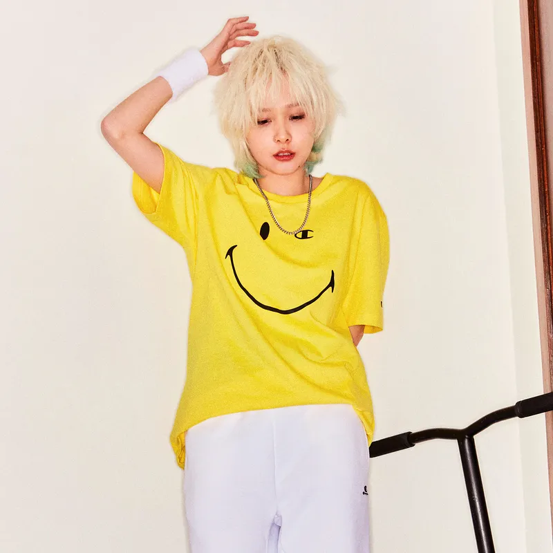 Champion x SMILEY SS22 T Shirt Unisex-4