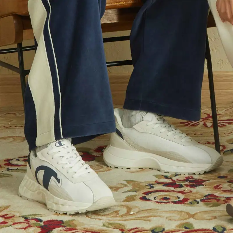 Champion Slip Resistant Low Top Running Shoes Men's Dark Blue-6