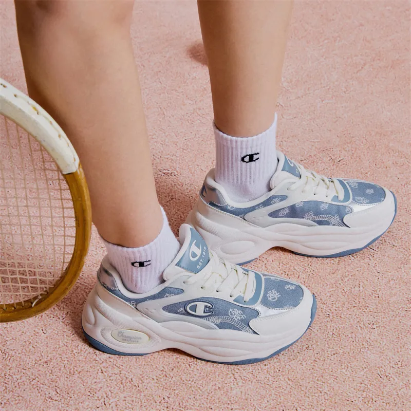 Champion Low Top Chunky Sneakers Women's Light Blue-6