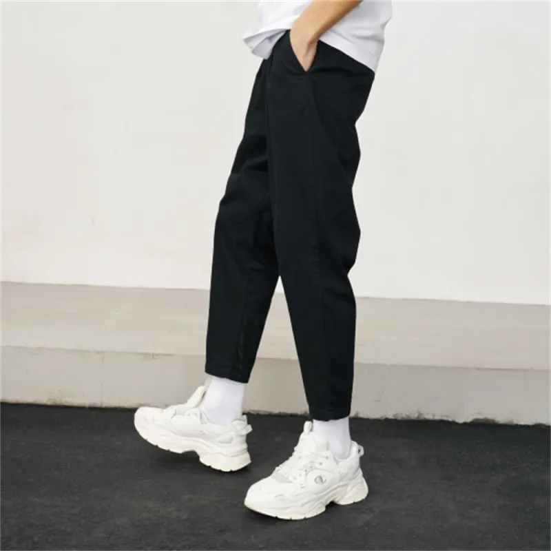 Champion Straight Casual Pants Japan Version Unisex Black-4