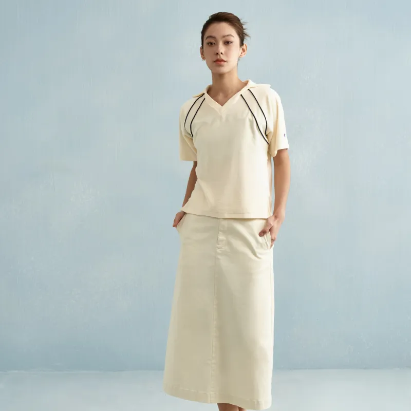 Champion Polo Shirt Japan Version Women's-5
