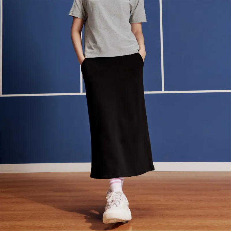 Champion Knitted Fabric Half Length Long Skirt US Version Women's-5