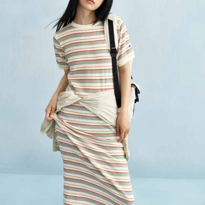 Champion Short Sleeved Dress Japan Version Women's-4