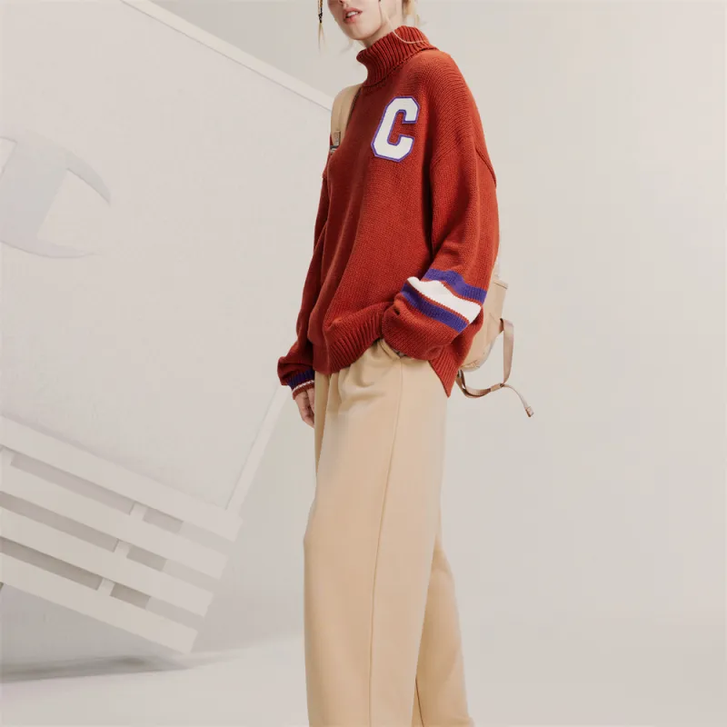 Champion Knitwear Women's Orange-2