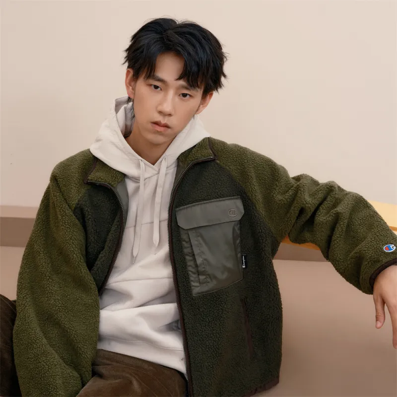 Champion FW24 CITY BOY Jackets & Coats Unisex Army Green-5