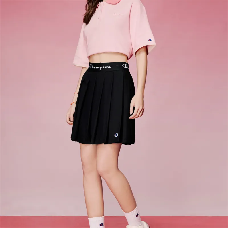 Champion Casual Solid Color Pleated Skirt US Version Women's-10