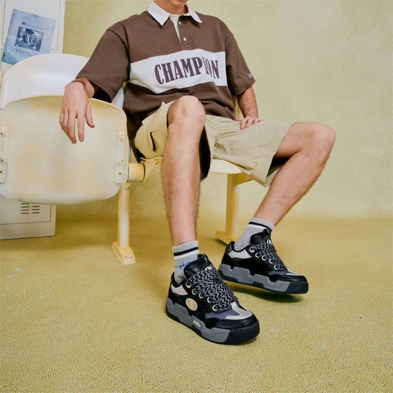 Champion OnSkate V1 Low Top Skateboard Shoes Men's Black-6
