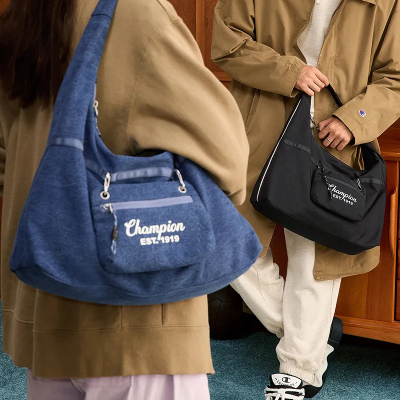 Champion Fabric Shoulder Bag Regular Unisex Multicolor-16