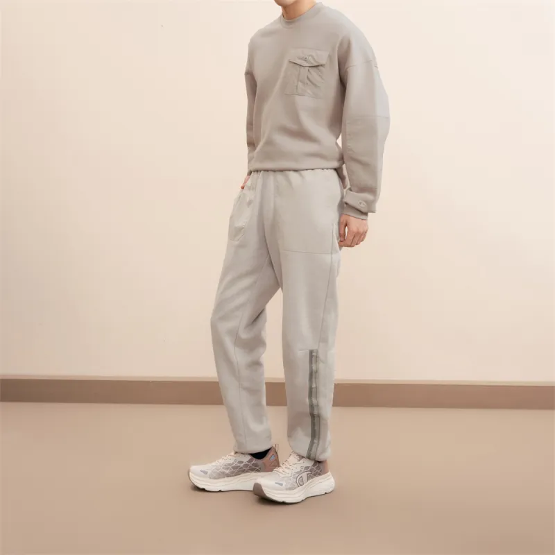 Champion FW24 C tech Knitted Sweatpants Unisex Gray-2
