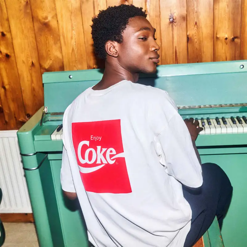 Coca cola X Champion Coca Cola Co brand T Shirts Unisex-5