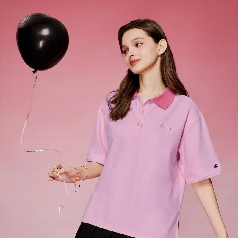 Champion Polo Shirt US Version Women's-10