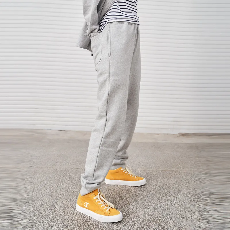 Champion Knitted Sweatpants Men Light Gray-4
