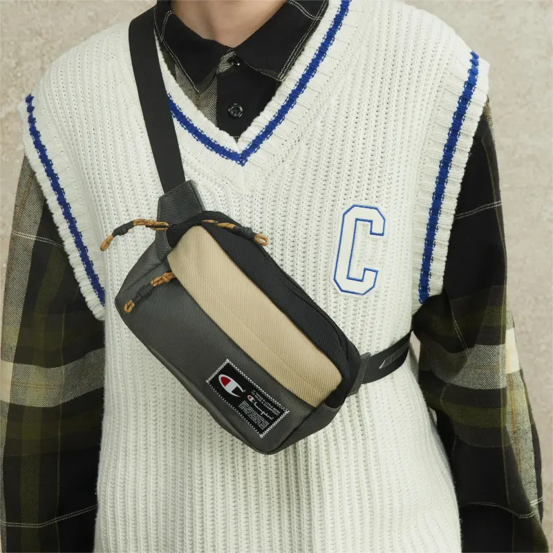 Champion Fabric Sling Bag Crossbody Bag Fanny Pack Regular Unisex Green-1